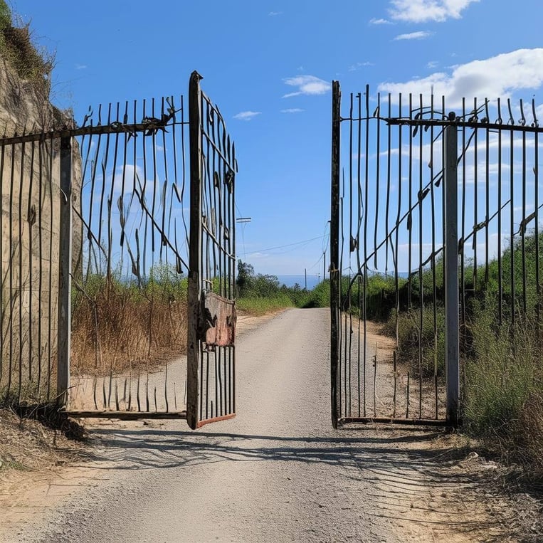 unprotected gate wide open to attackers