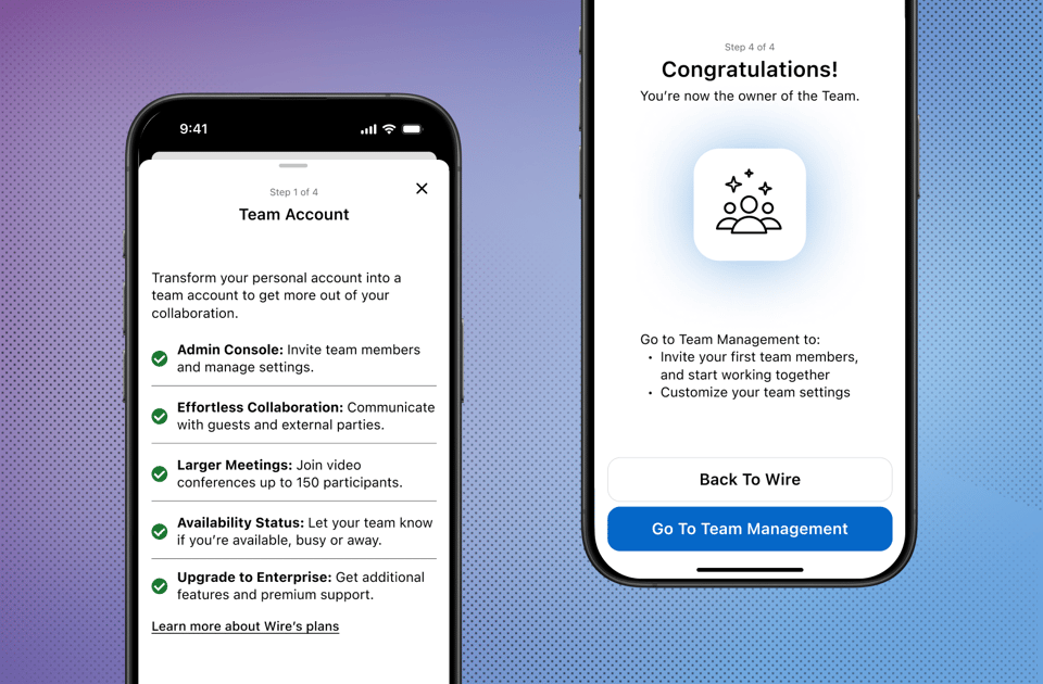 New Wire Teams Upgrade: Easy Transition from Personal to Team Accounts