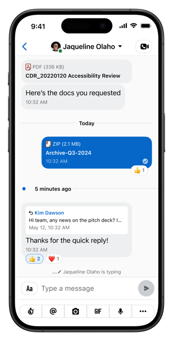 chat bubbles product shot