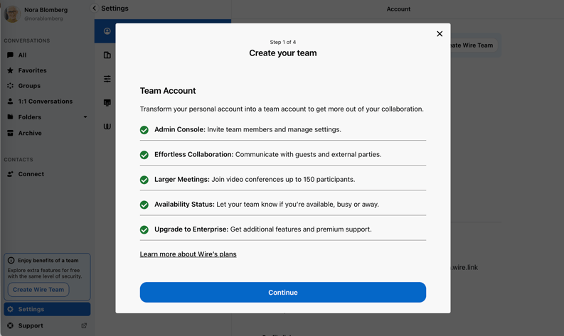 Create Your Wire Team