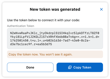 new-token-generated