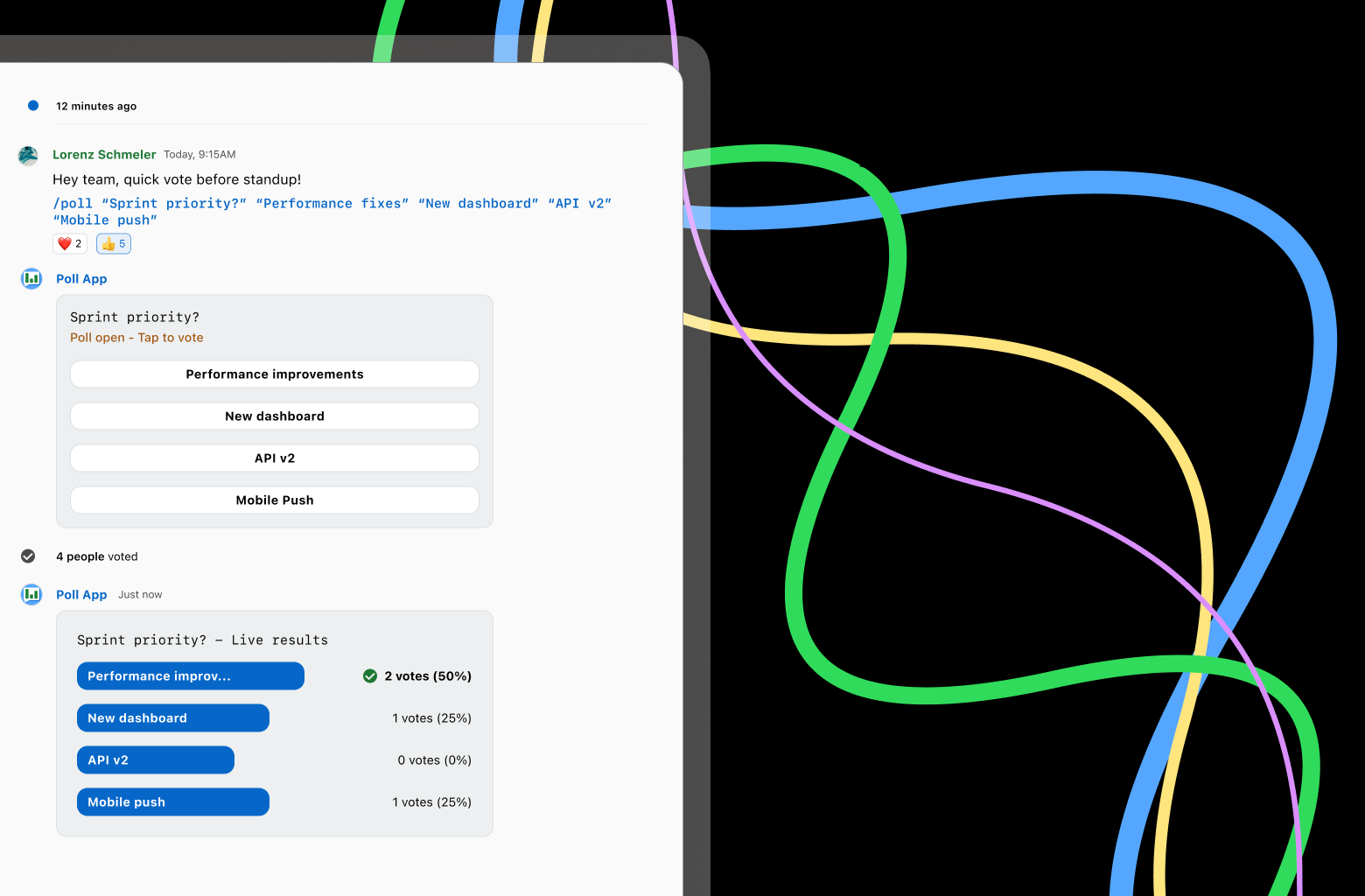 poll teaser light mode